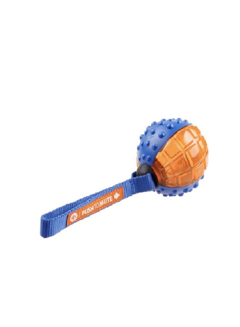GIGWI Multicolor Push To Mute Regular Ball Transparent Dog Toy - Image 2