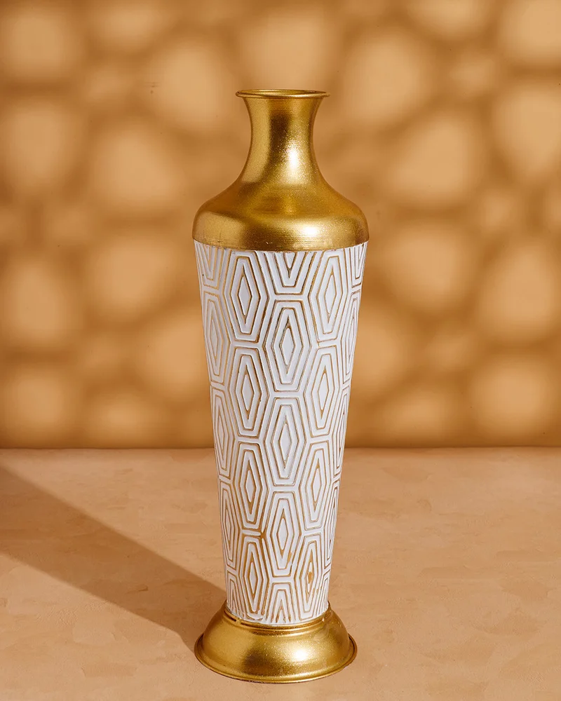 REDTAG Gold Metal Flower Vase