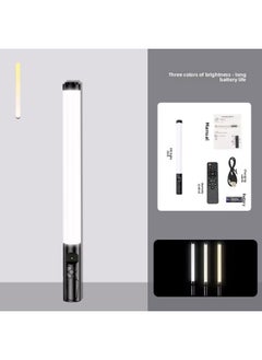 General Mobile Phone Live Photography Fill Light Outdoor Photo Three-color Temperature Rgb Atmosphere Light Portable Handheld Baffle Stick Light-Light Source Color:【type B Stick Lamp-three Colors Temperatur  - Image 1