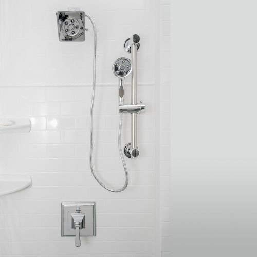 Speakman VS-153-ADA Combination Shower Slide Grab Bar for Convenience and Style in Bathroom Dcor, 25.38"L x 5.50"W x 3.75&Quoth, Polished Chrome - Image 3