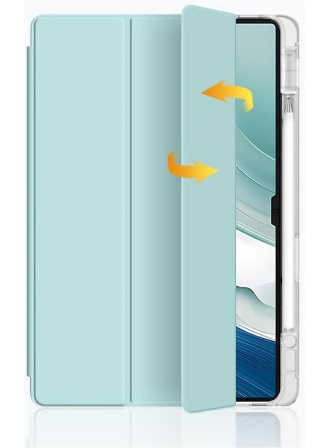 General Compatible with Honor Pad 9 12.1inch 2023 Transparent Case with Pencil Holder, Shockproof Bumper Cover with Soft Clear Back Shell, Auto Wake/Sleep  - Image 2