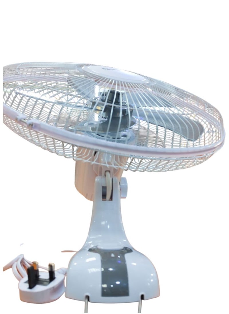 Micro Plus Wall Fan 16 Inch – 3-Speed Control, 30° Tilt, 90° Oscillation, Energy Saving – For Home & Office Use  - Image 5