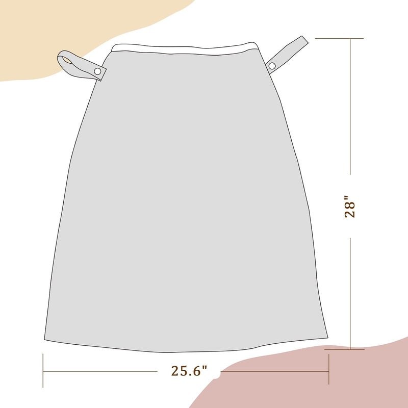 Mama Koala Pail Liner for Cloth Diapers Reusable and Washable Waterproof Pail Liner with Strap for Diaper Pails 2 PackP001 - Image 3