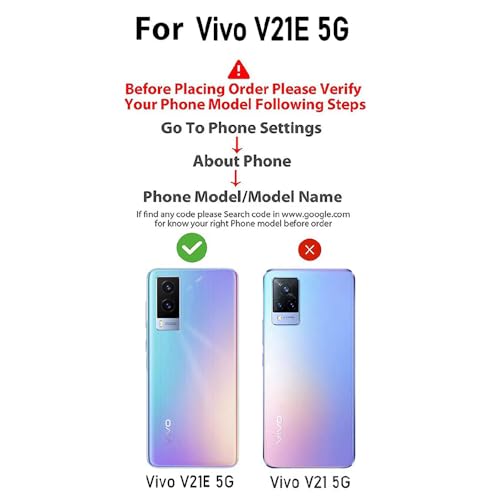 Casotec Flip Cover Back Case for Vivo V21e 5G | Premium Leather Finish | Inbuilt Pockets & Stand | Flip Cover Back Case for Vivo V21e 5G (Coffee) - Image 2