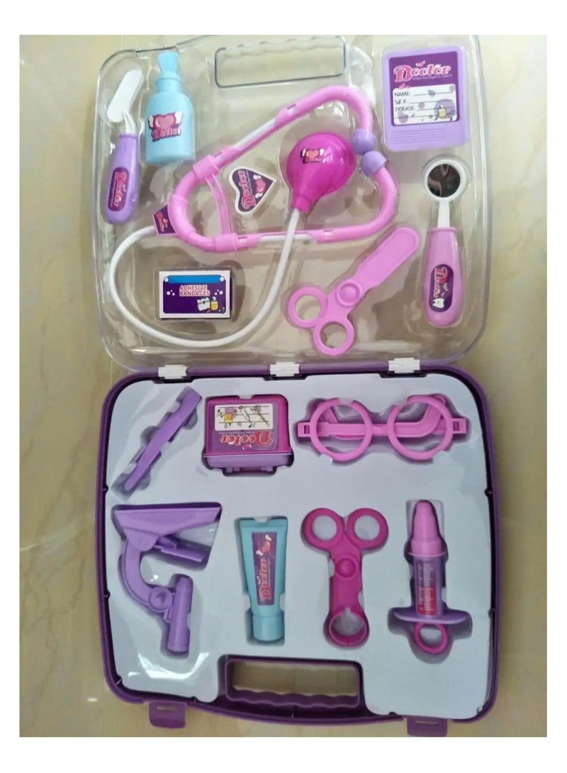 Kids Doctor Toy Set with Carry Case – Medical Pretend Play Kit for Boys & Girls | Children’s Doctor Suitcase with Stethoscope, Tools & Accessories | Educational Doctor Playset for Toddlers | Nurse & Medical Role Play Toy Set - Image 3
