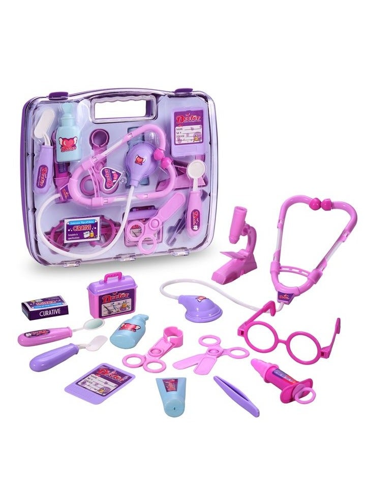 Kids Doctor Toy Set with Carry Case – Medical Pretend Play Kit for Boys & Girls | Children’s Doctor Suitcase with Stethoscope, Tools & Accessories | Educational Doctor Playset for Toddlers | Nurse & Medical Role Play Toy Set - Image 1