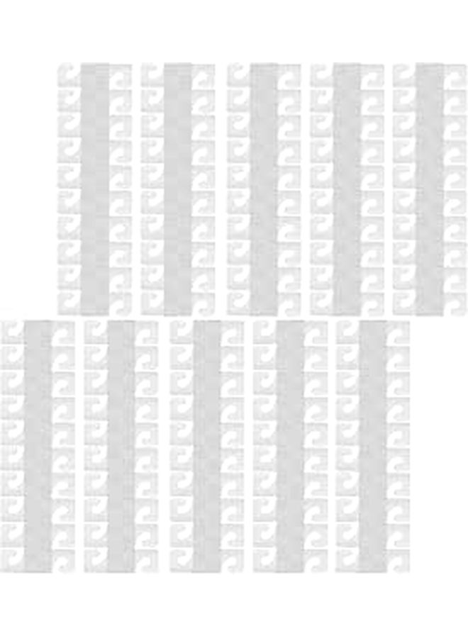 Heavy Duty Self Adhesive Hooks 100pcs With Triangle Holes For Home Storage - Image 1
