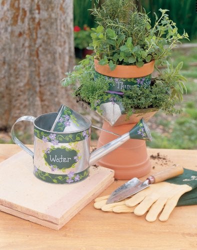 Delta Creative Paint Pots Set with Paint and Brush for Outdoors, (16 Colors) - Image 4