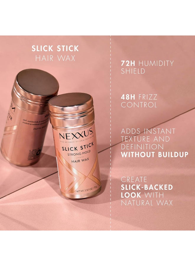 Nexxus Strong Hold Hair Wax Slick Stick for Simply Sleek Style, with StyleProtect Technology 2.33 oz - Image 4