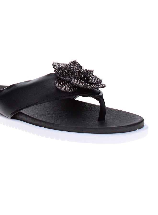 MOLECA Solid Slip-On Flat Sandals - Image 5