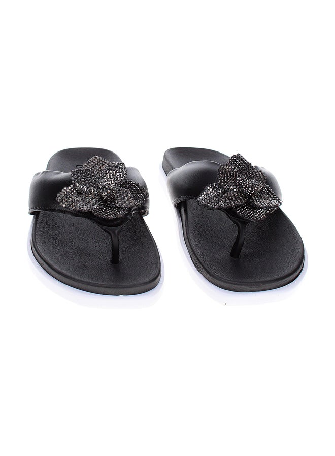 MOLECA Solid Slip-On Flat Sandals - Image 4