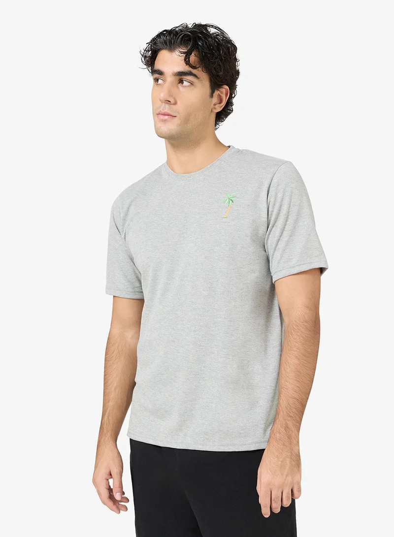 Seventy Five Basics  Essential Crew Neck T-Shirt And Shorts Set for Men | Best Price UAE