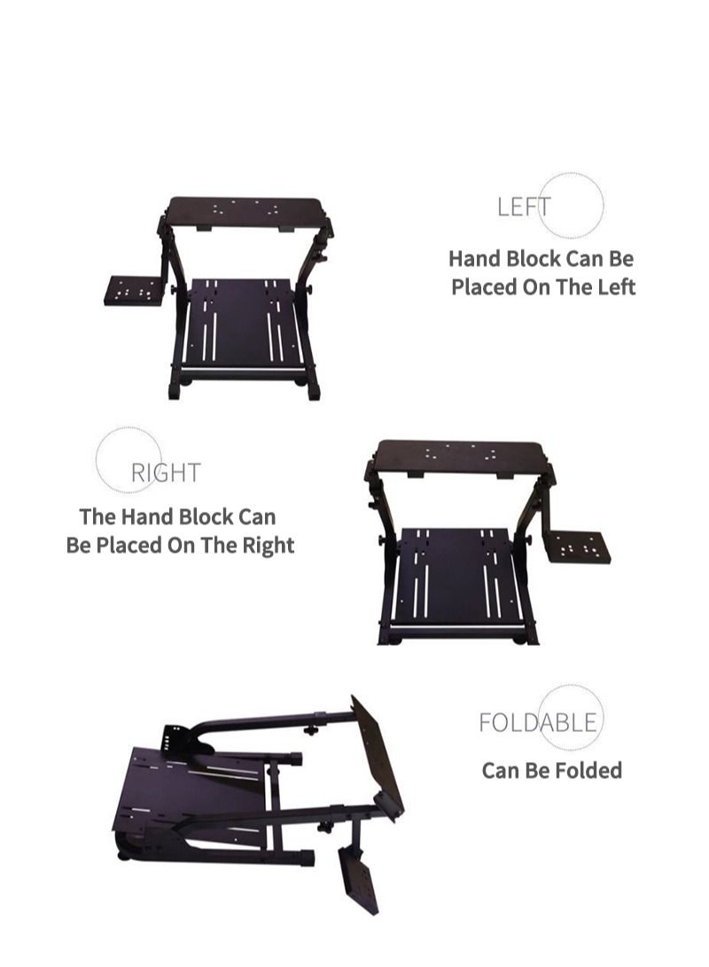 Flash Hawk Adjustable Racing Steering Wheel Stand Fit for Logitech G920/G25/G27/G29 Gaming Steering Wheel - Image 3