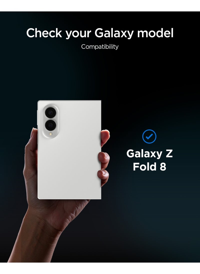 Spigen GLAStR EZ-Fit PRO Samsung Galaxy Z Fold 8 Screen Protector | Z Fold8 Front Screen Premium Tempered Glass 10H+ Auto Align [2 PACK] - Image 2