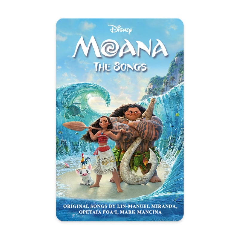 Yoto Disney Moana: The Songs â€“ Kids Musical Card for Use with Player & Mini All-in-1 Audio Device, Screen-Free Listening with Fun Singalong Songs for Playtime, Parties & Travel, Ages 3+ - Image 1