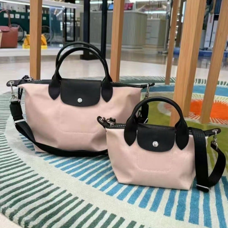 Longchamp Energy Ii Series Dumpling Bag Large Capacity Tote Bag Crossbody Women'S Bag Trendy Color-Block Dumpling Bag - Image 3