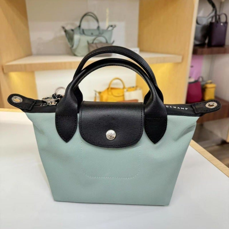 Longchamp Energy Ii Series Dumpling Bag Large Capacity Tote Bag Crossbody Women'S Bag Trendy Color-Block Dumpling Bag - Image 5