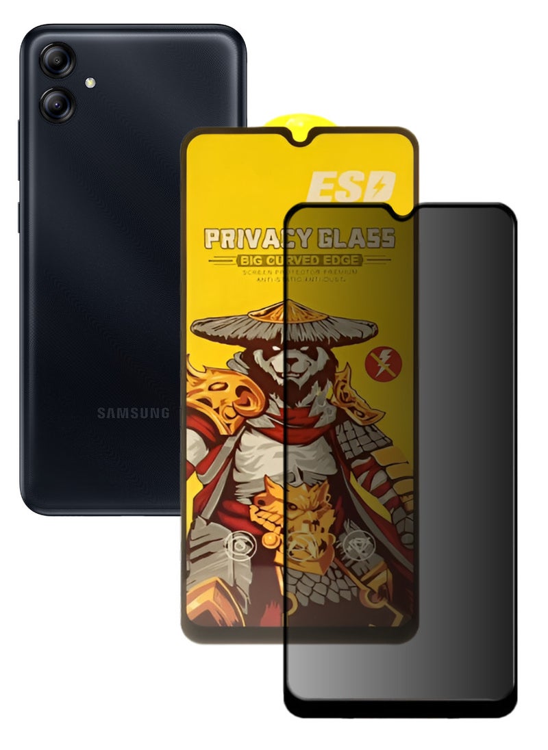 ESD Tempered Dustproof Privacy Glass Screen Protector Compatible For Samsung Galaxy A04e - Image 1