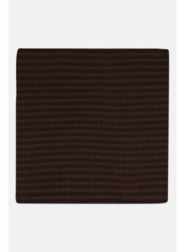 EMPORIO ARMANI Men Textured Handkerchiefs 33 H x 33 L cm, Brown  - Image 1