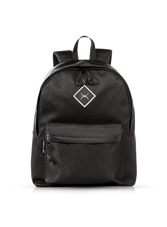Hydrobrew Hydrobrew 17" Backpack w/ Double Wall Stainless Steel Water Bottle 420ml – Black