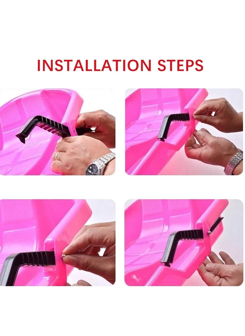 Generic Portable Sand Sleds for Kids Beetle Shaped Round Sand Slider Board Anti-Skid Outdoor Skiing Board 37X65 CM  - Image 3