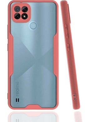 Realme C21 Compatible Case Parfait Cover, Pink