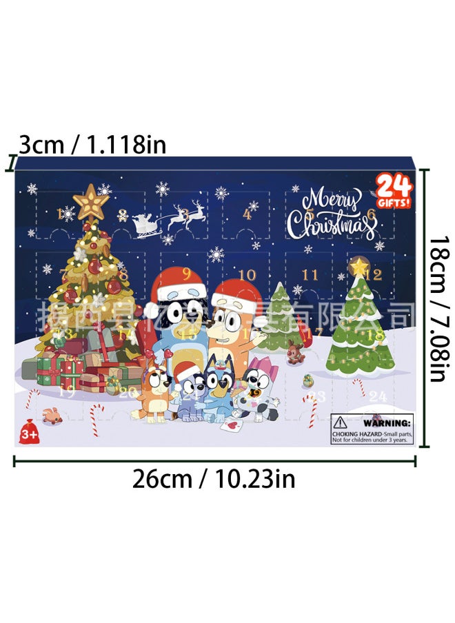 2024 Brui Blind Box Advent Calendar Blind Box 24 Days Countdown Surprise Box Cross Border-Color:Bruyi Dog D (Product)
