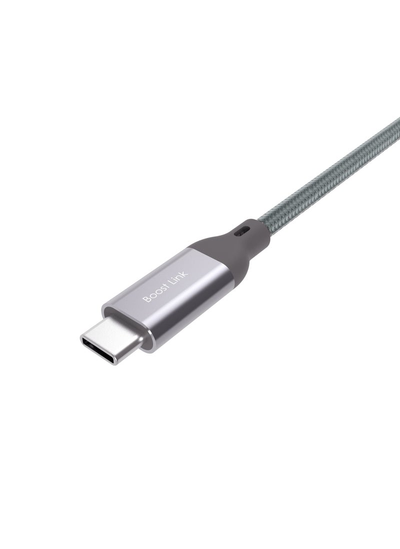 Silicon Power USB to USB-C Cable 1 Meter - Grey  - Image 2
