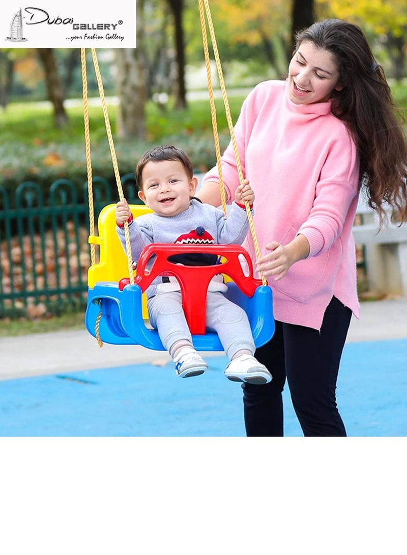 DubaiGallery Swing Three-in-one Children's Swing Seat Hanging Swing Suit Suitable for Indoor and Outdoor Use Baby to Youth Swing Seat  - Image 1