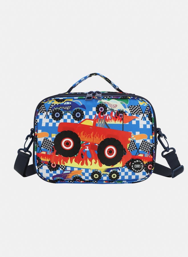 CUBS Junior Monster Truck in Flames Lunch bag