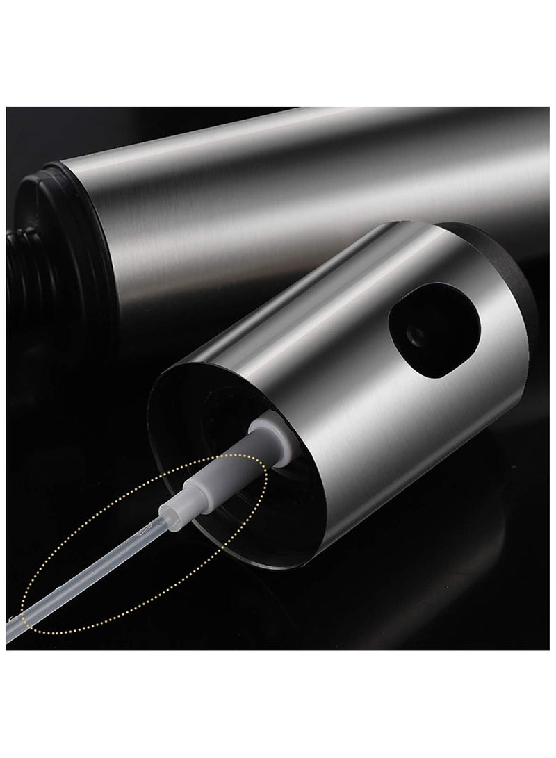 Oil Sprayer for Cooking, 100 ml Stainless Steel & glass Bottle inside, Olive Oil Dispenser Mister, Olive oil spray Bottle for Salad, BBQ, Kitchen Baking, RoastingOil Spray - Image 3