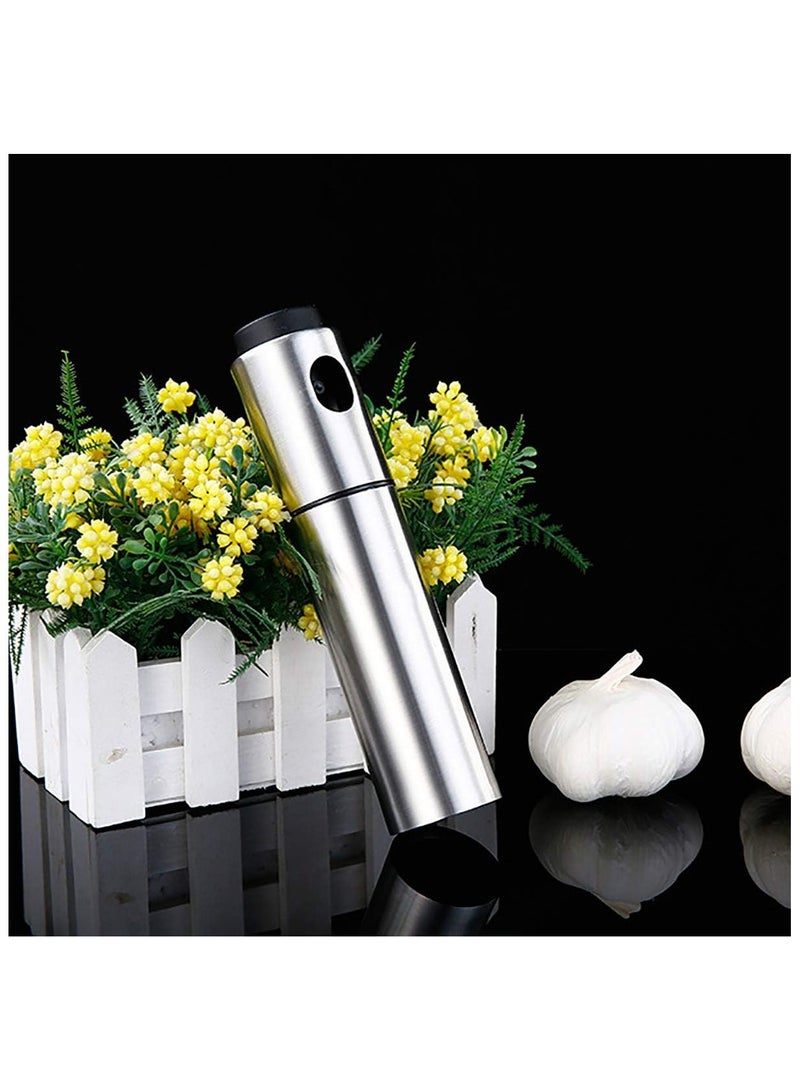 Oil Sprayer for Cooking, 100 ml Stainless Steel & glass Bottle inside, Olive Oil Dispenser Mister, Olive oil spray Bottle for Salad, BBQ, Kitchen Baking, RoastingOil Spray - Image 5