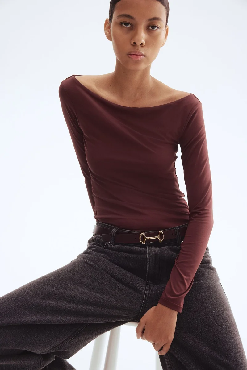 H&M Boat-neck top