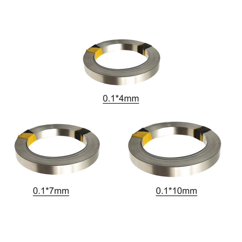 10m 18650 Li-ion Battery Nickel Plated Steel Strip Nickel-Plated Steel Tape Connector Spot Battery Welders 0.1*7mm - Image 2