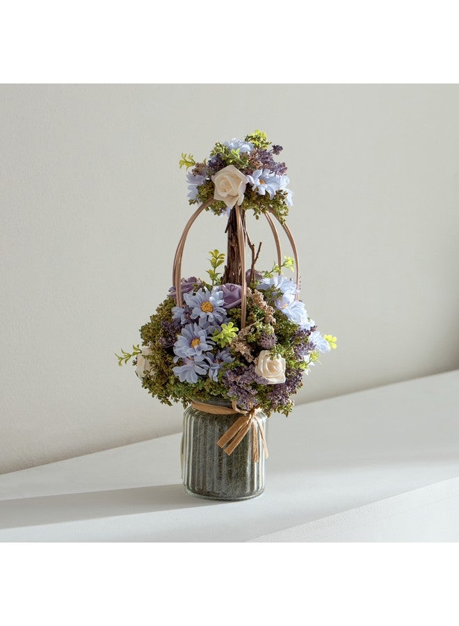 Home Box توباري كافن ديزي والورد بطبقتين 16 x 16 x 34 سم  - Image 1