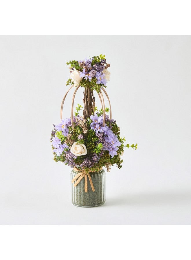 Home Box توباري كافن ديزي والورد بطبقتين 16 x 16 x 34 سم  - Image 5