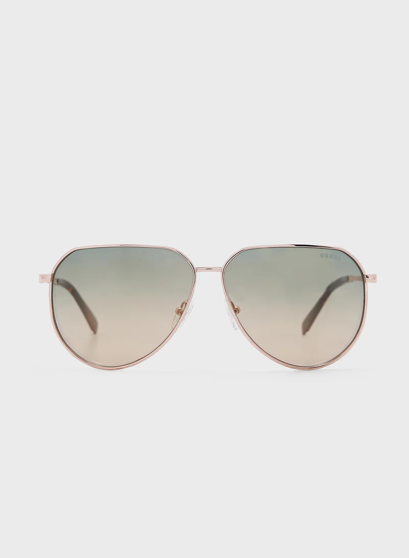 GUESS Uv Protected Aviator  Sunglasses