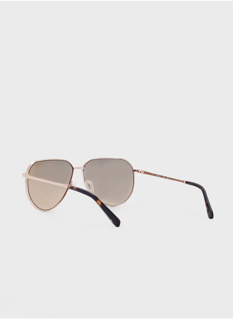 GUESS Uv Protected Aviator  Sunglasses