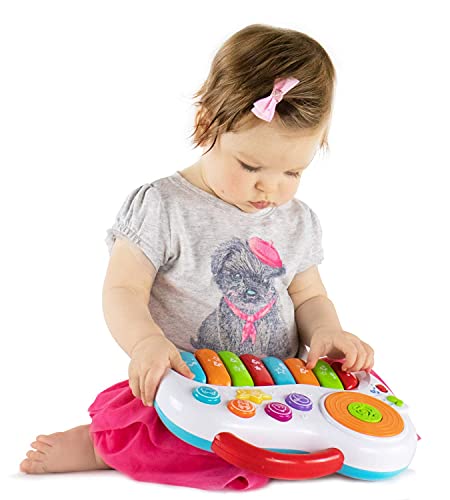 KiddoLab Musical Piano Toy for 1-3 Years Old Toddlers with Keyboard Note, DJ Mixer and Light-Up Buttons - Educational and Fun for Both Boys and Girl - Image 4