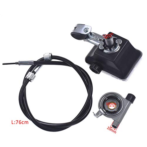 HGC Resettable Speedometer Odometer Gauges Analog Classic Style Vintage Universal For 26" Motorized Bike Exercycle - Image 2