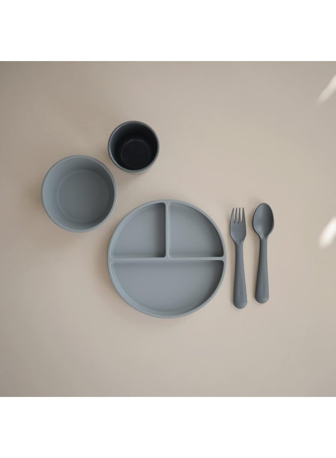 Mushie Silicone Baby Food Bowl with Suction - Image 4