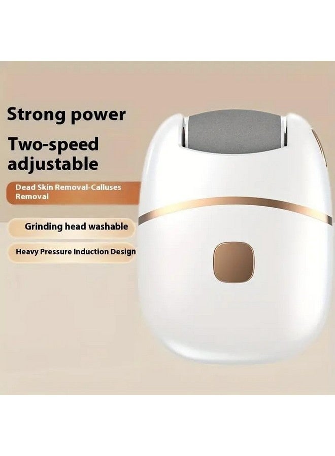 Beauenty Handheld Electric Callus Remover Rechargeable Foot File With 2 Adjustable Speed Equipped With LED Light For Calluses Cracked Rough Skin Pedicure Tools - Image 5