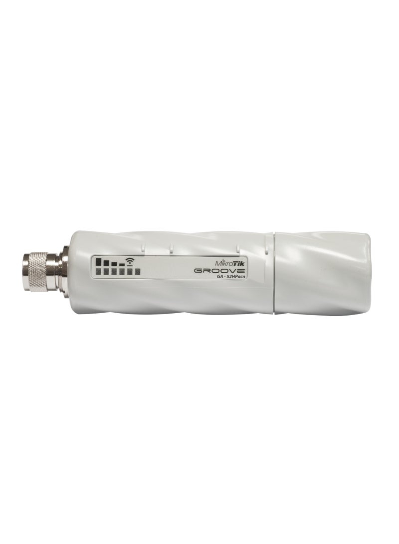 Mikrotik GrooveA 52 (RBGrooveGA-52HPacn) Dual Band 2.4/5GHz Outdoor Wireless Access Point Gigabit Ethernet High Power white - Image 1