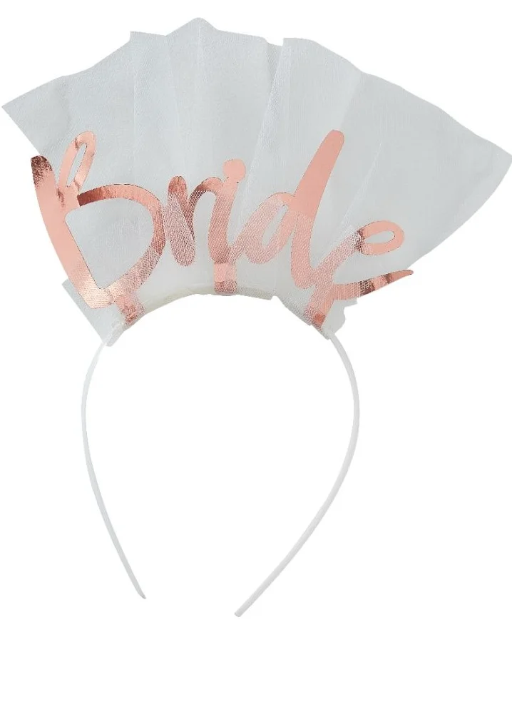 Ginger Ray Headband Bride