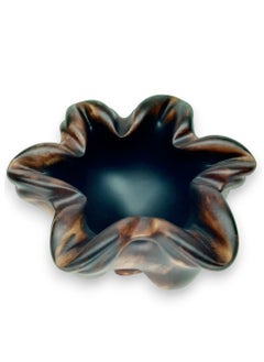 Generic Chocolate Serving Bonbonnier Made of Artificial Marble Hexagonal Round Shape One Piece Dining Table Decoration Home Decor (Brown)  - Image 3