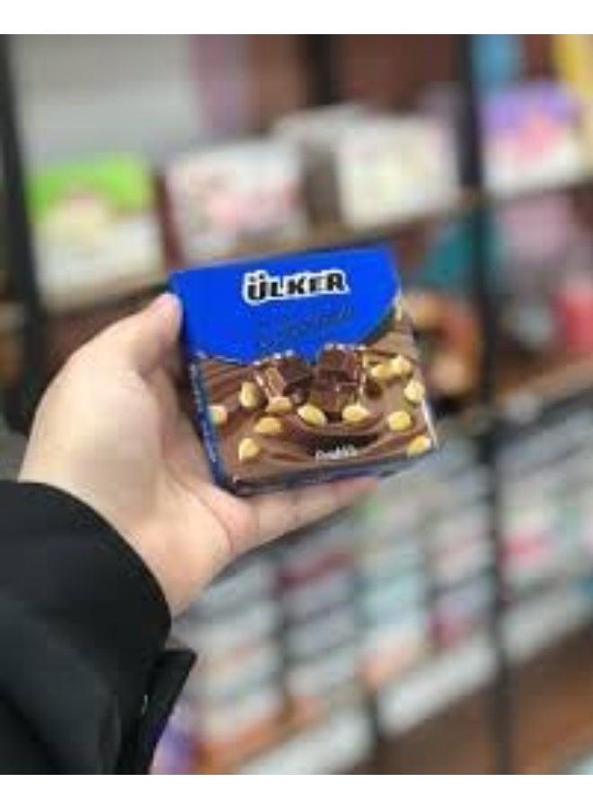 Ulker Milk Chocolate Bar with Hazelnuts – Creamy Turkish Chocolate with Crunchy Whole Hazelnuts – 65g - Image 3