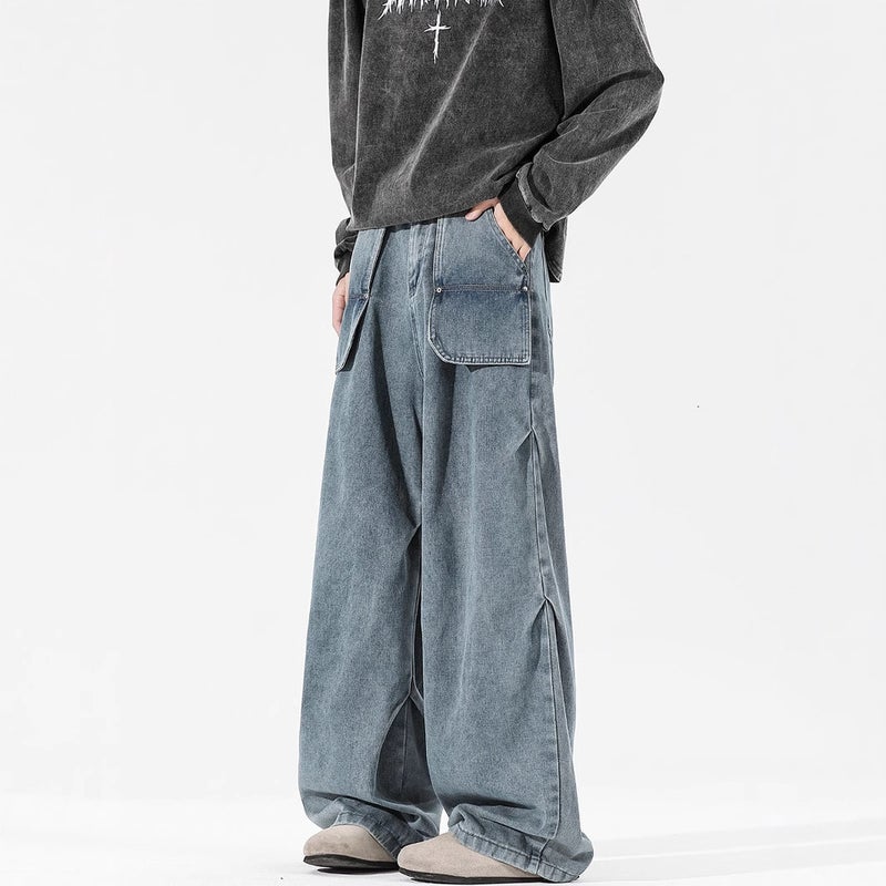 Unisex Casual Daily Denim Jeans - Image 5