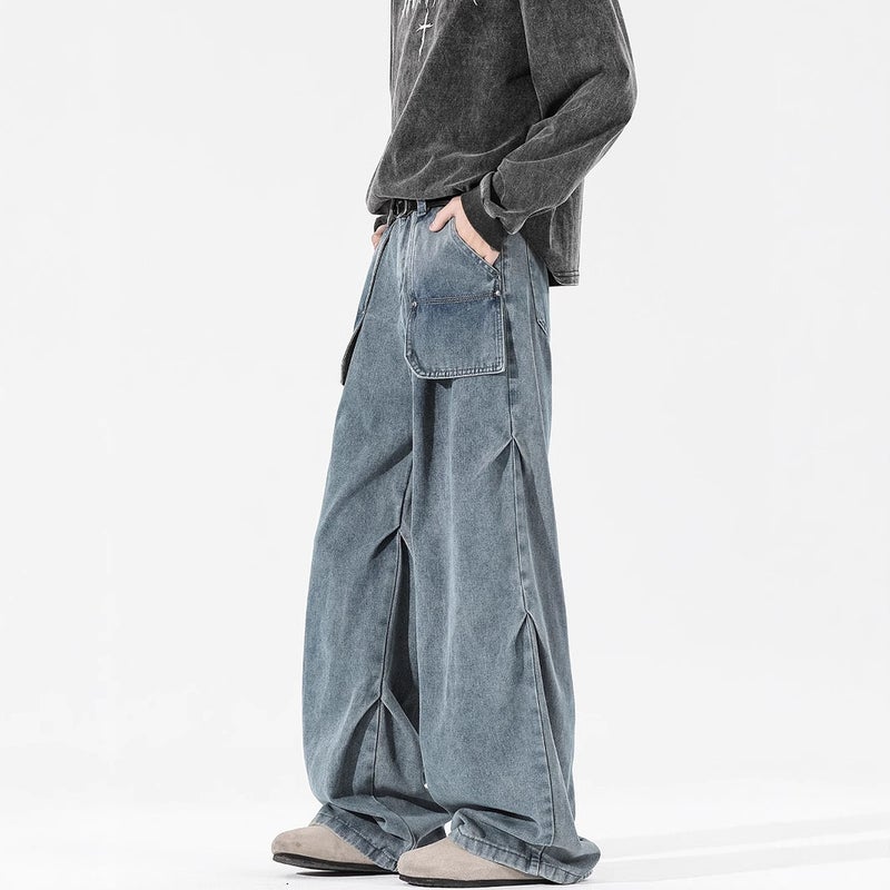 Unisex Casual Daily Denim Jeans - Image 2