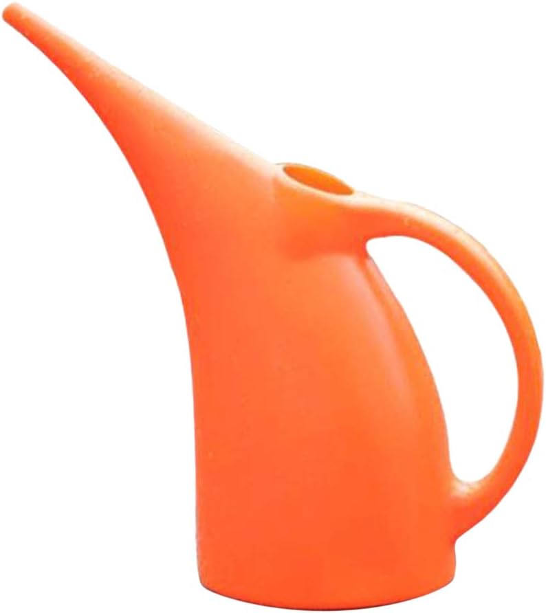 klarakoOutdoor Indoor Watering Can Plants Flowers ABS and Small Long Sprinkler Head Reach 2.0 Litre/ 3.0 Litre, Rose Diffuser Watering Can klarako3L Orange - Image 1