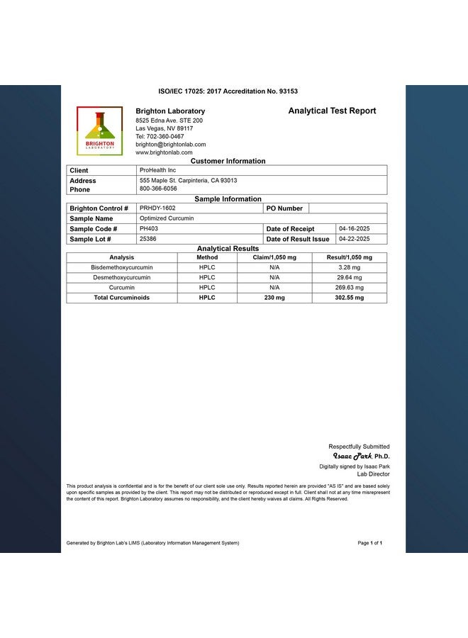 ProHealth Turmeric Curcumin Supplement: 285 Times More Bioavailable- Developed by Neuroscientists. 1000 mg Concentrated Longvida Curcumin Extract Per Serving (60 X 500mg Capsules Per Bottle) - Image 3